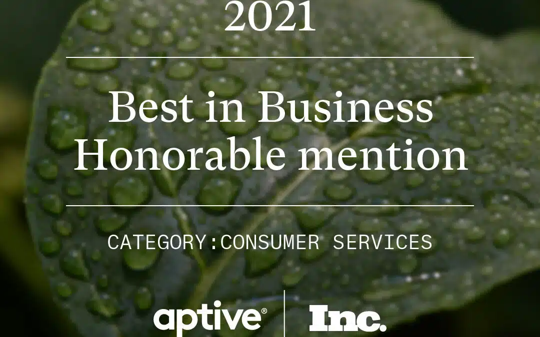 Aptive Environmental Recognized On Inc.’s 2021 Best in Business List
